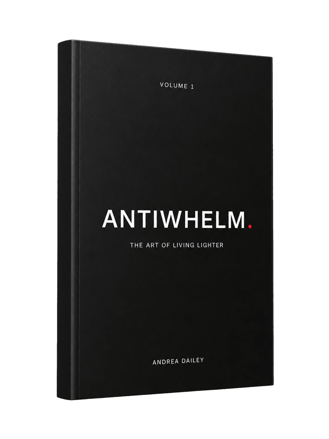 Black paperback edition of Antiwhelm Volume 1