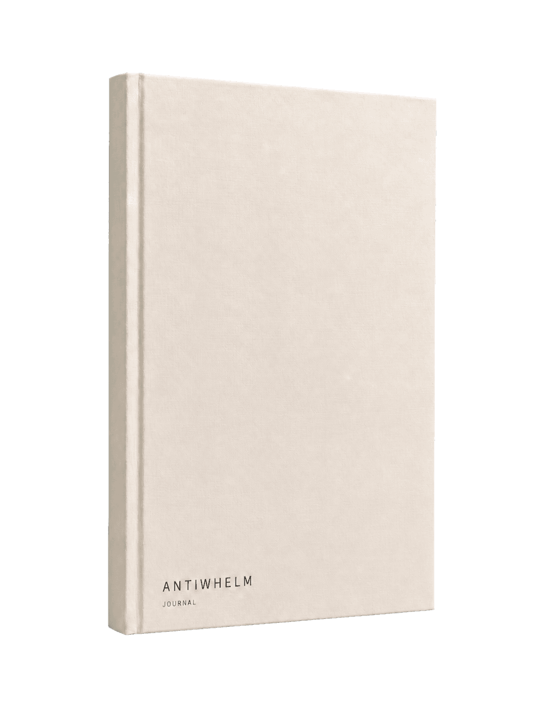 White linen Antiwhelm journal
