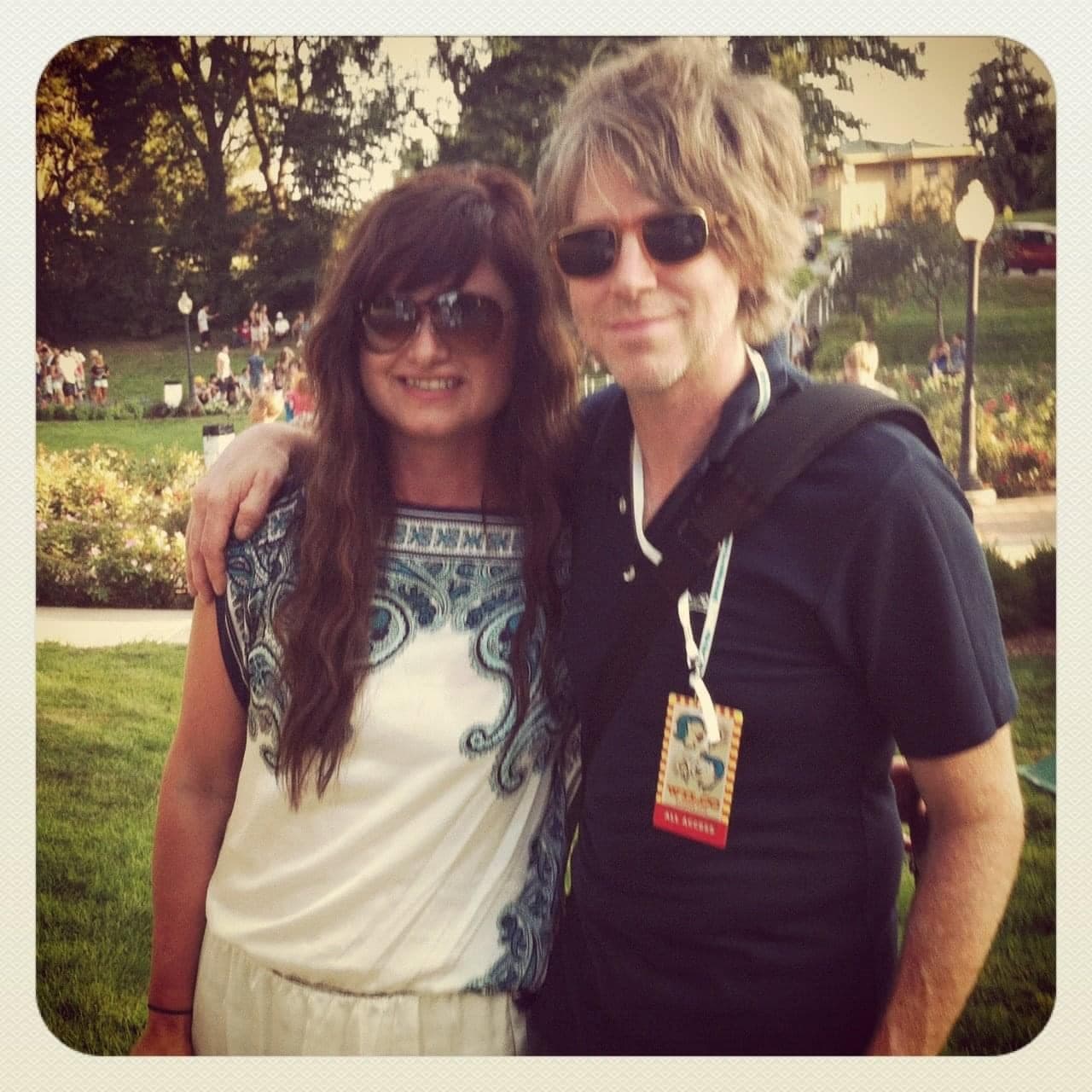 Andrea Dailey with Pat Sansone