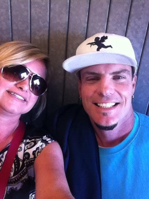 Andrea Dailey with Vanilla Ice