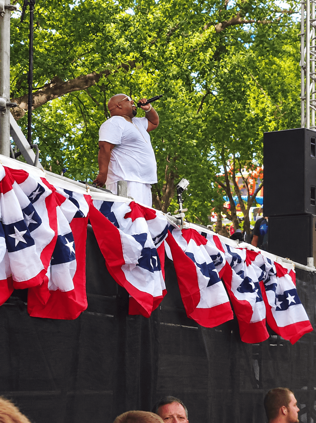 CeeLo Green performing at Saturday in the Park
