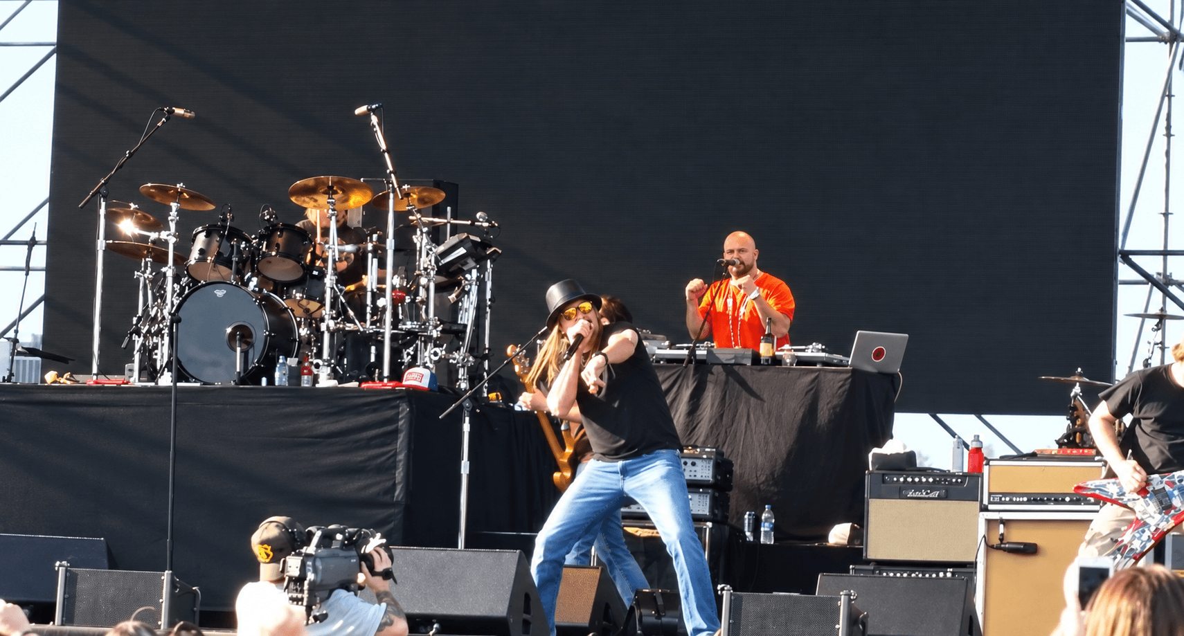 Kid Rock performing at the Final Four