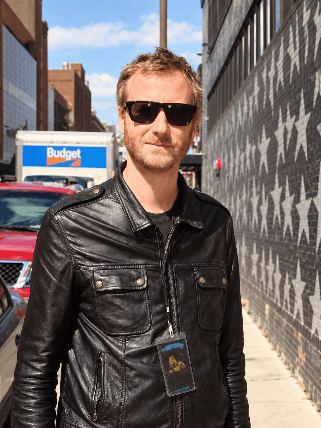 Matt Berninger of The National outside First Avenue in Minneapolis